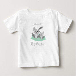 Camiseta Para Bebê Big brother adjustable name