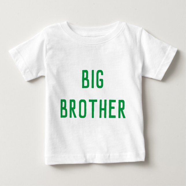 Camiseta Para Bebê Big Brother Baby T-Shirt (Frente)