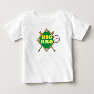 Camiseta Para Bebê Big Brother Baseball Diamond