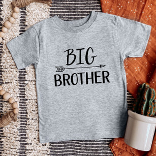 Camiseta Para Bebê Big Brother   Família Irmão Correspondente