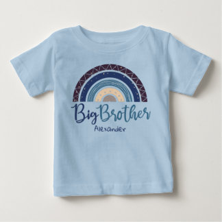 Camiseta Para Bebê Big Brother rainbow customizable name