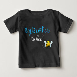 Camiseta Para Bebê Big brother to bee