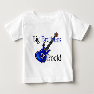 Camiseta Para Bebê Big Brothers ROCK!