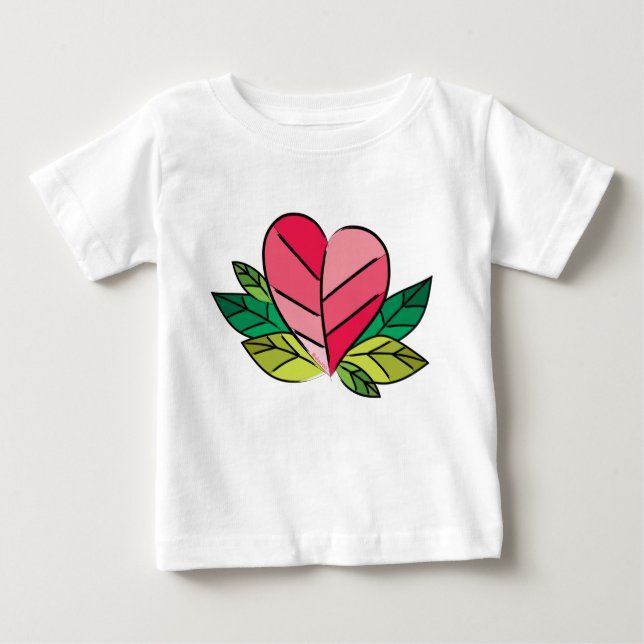 Camiseta Para Bebê Big Mamacita Heart (Frente)