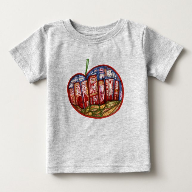 CAMISETA PARA BEBÊ BIGAPPLE (Frente)