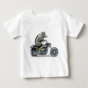 Camiseta Para Bebê Biker Club Dillo