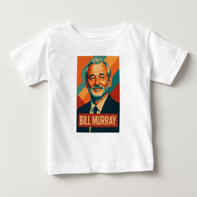 Camiseta Para Bebê bill murray (Frente)