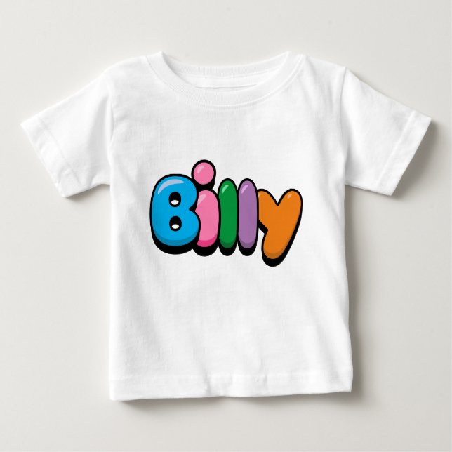 Camiseta Para Bebê Billy (Frente)