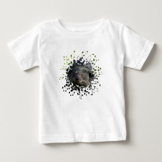Camiseta Para Bebê Binturong (Frente)