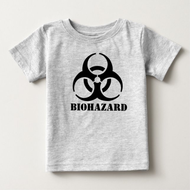 Camiseta Para Bebê Bioperigo (Frente)