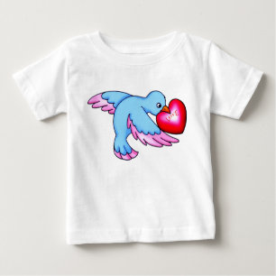 Camiseta Para Bebê Bird Love T Shirt