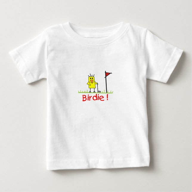 CAMISETA PARA BEBÊ BIRDIE (Frente)