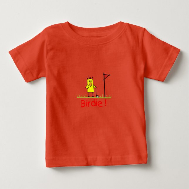 CAMISETA PARA BEBÊ BIRDIE (Frente)