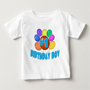 Camiseta Para Bebê Birthday Boy