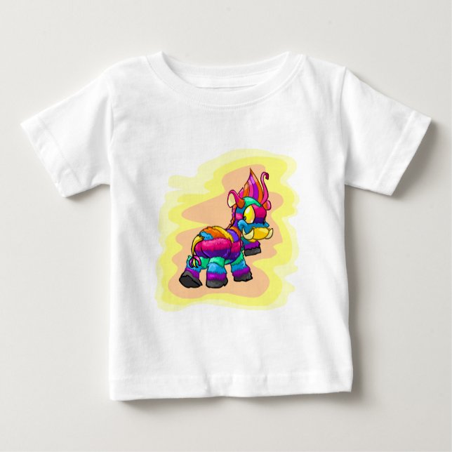 Camiseta Para Bebê Birthday Moehog (Frente)