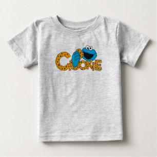 Camiseta Para Bebê Biscoito do monstro do biscoito!