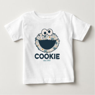 Camiseta Para Bebê Biscoito do monstro do biscoito desde 1969