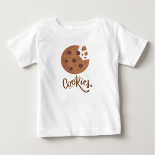 Camiseta Para Bebê biscoitos