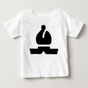 Camiseta Para Bebê Bispo Negro