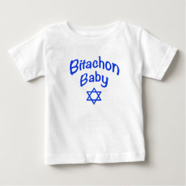 Camiseta Para Bebê Bitachon Baby Royal Blue T-Shirt