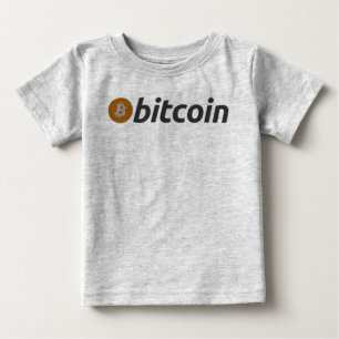 Camiseta Para Bebê Bitcoin Babysuit