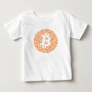 Camiseta Para Bebê Bitcoin secreto