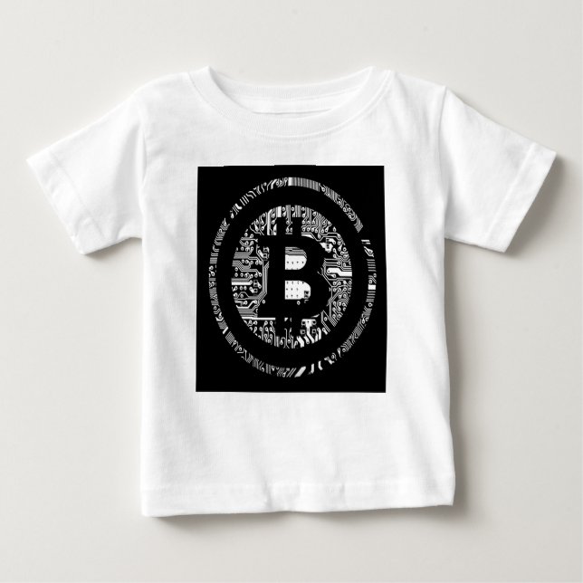 Camiseta Para Bebê Bitmoeda 4 (Frente)
