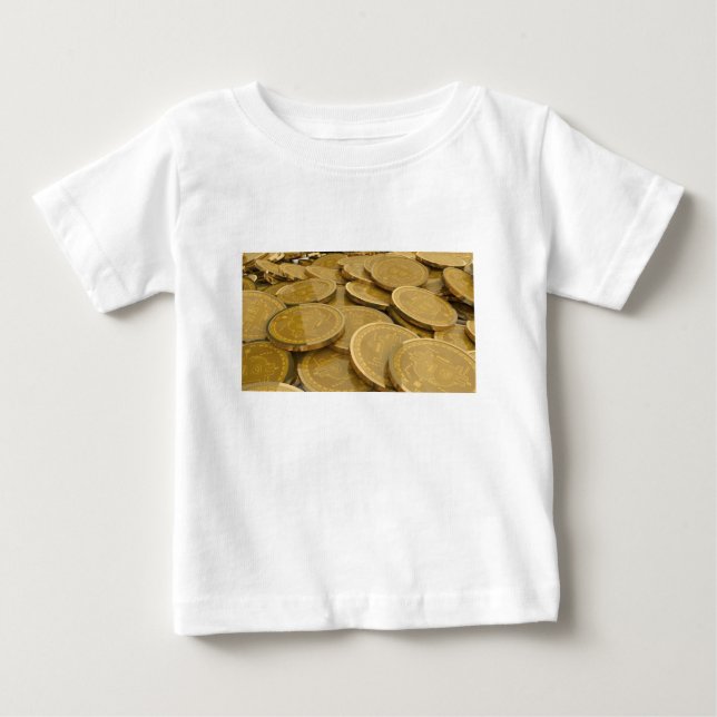 Camiseta Para Bebê Bitmoeda 7 (Frente)