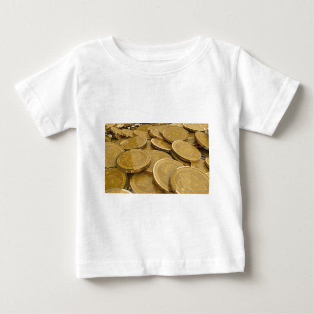 Camiseta Para Bebê Bitmoeda 7 (Frente)