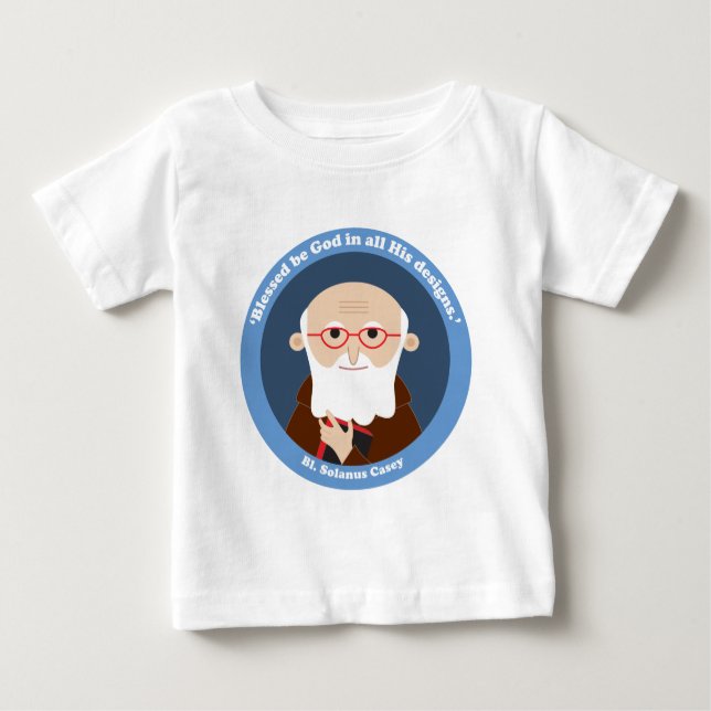 Camiseta Para Bebê Bl. Solanus Casey (Frente)