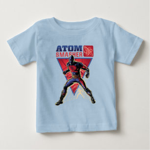Camiseta Para Bebê Black Adam   Gráfico de Caracteres Atom Smasher