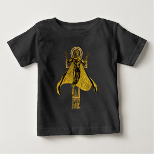 Camiseta Para Bebê Black Adam   Gráfico de Caracteres de Destino Médi