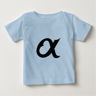 Camiseta Para Bebê black alpheart