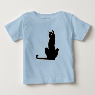 Camiseta Para Bebê Black Cat Baby/Toddler T-Shirt