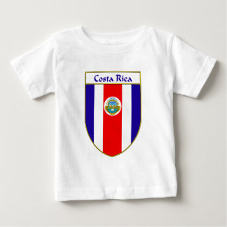 Camiseta Para Bebê Blindagem de Sinalizador da Costa Rica