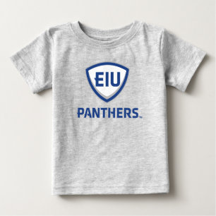 Camiseta Para Bebê Blindagem e logotipo de marca de palavras do leste