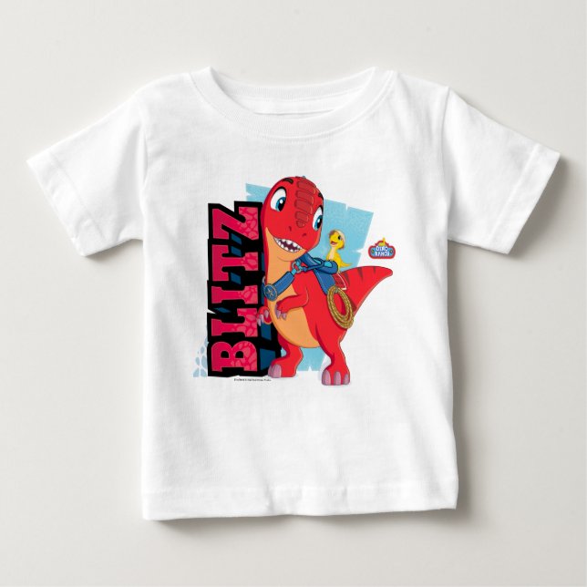 Camiseta Para Bebê Blitz | Dino Ranch (Frente)