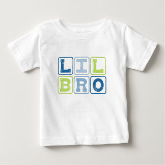 CAMISETA PARA BEBÊ BLOCOS DE OUTLINE DO LIL BRO
