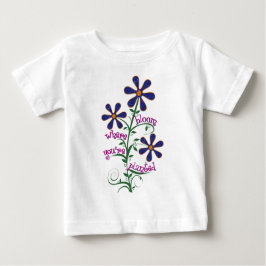 Camiseta Para Bebê Bloom