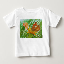 Camiseta Para Bebê Blooming flower garden