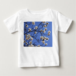 Camiseta Para Bebê Blooming Magnolias