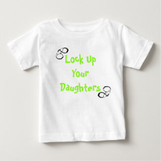 Camiseta Para Bebê Bloquear Suas Filhas