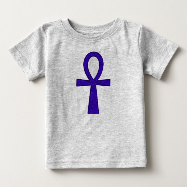 Camiseta Para Bebê Blue Ankh Baby (Frente)