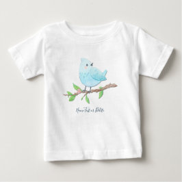 Camiseta Para Bebê Blue Bird Baby T Shirt