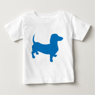 Camiseta Para Bebê Blue Doxie, Dachshund