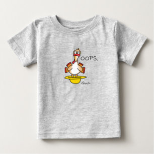 Camiseta Para Bebê BLUE HAT GREEN HAT RED HAT OOPS Sandra Boynton