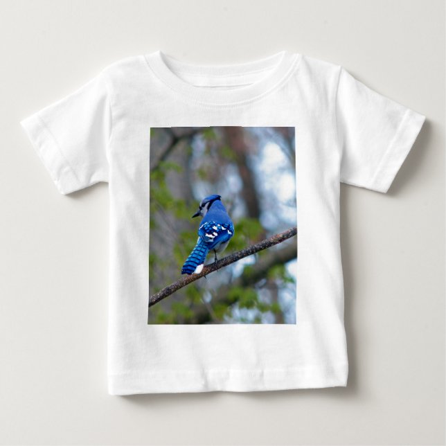 Camiseta Para Bebê Blue Jay (Frente)