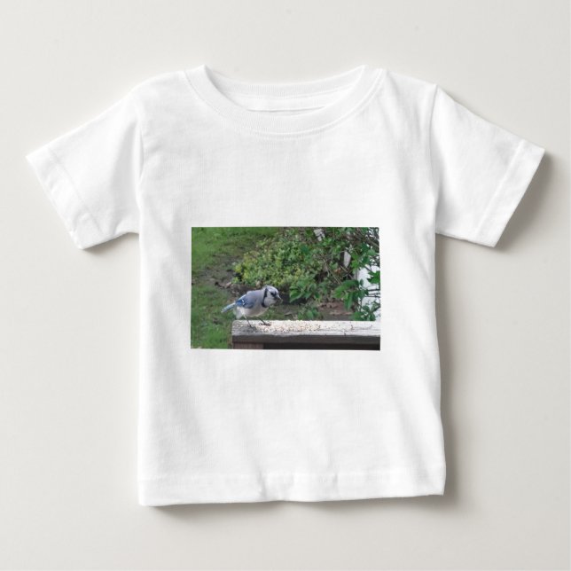 Camiseta Para Bebê Blue Jay (Frente)