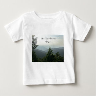Camiseta Para Bebê Blue Ridge Mounains, Virgínia