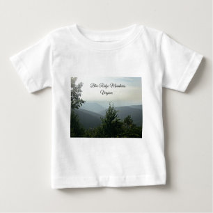 Camiseta Para Bebê Blue Ridge Mountains, Virgínia